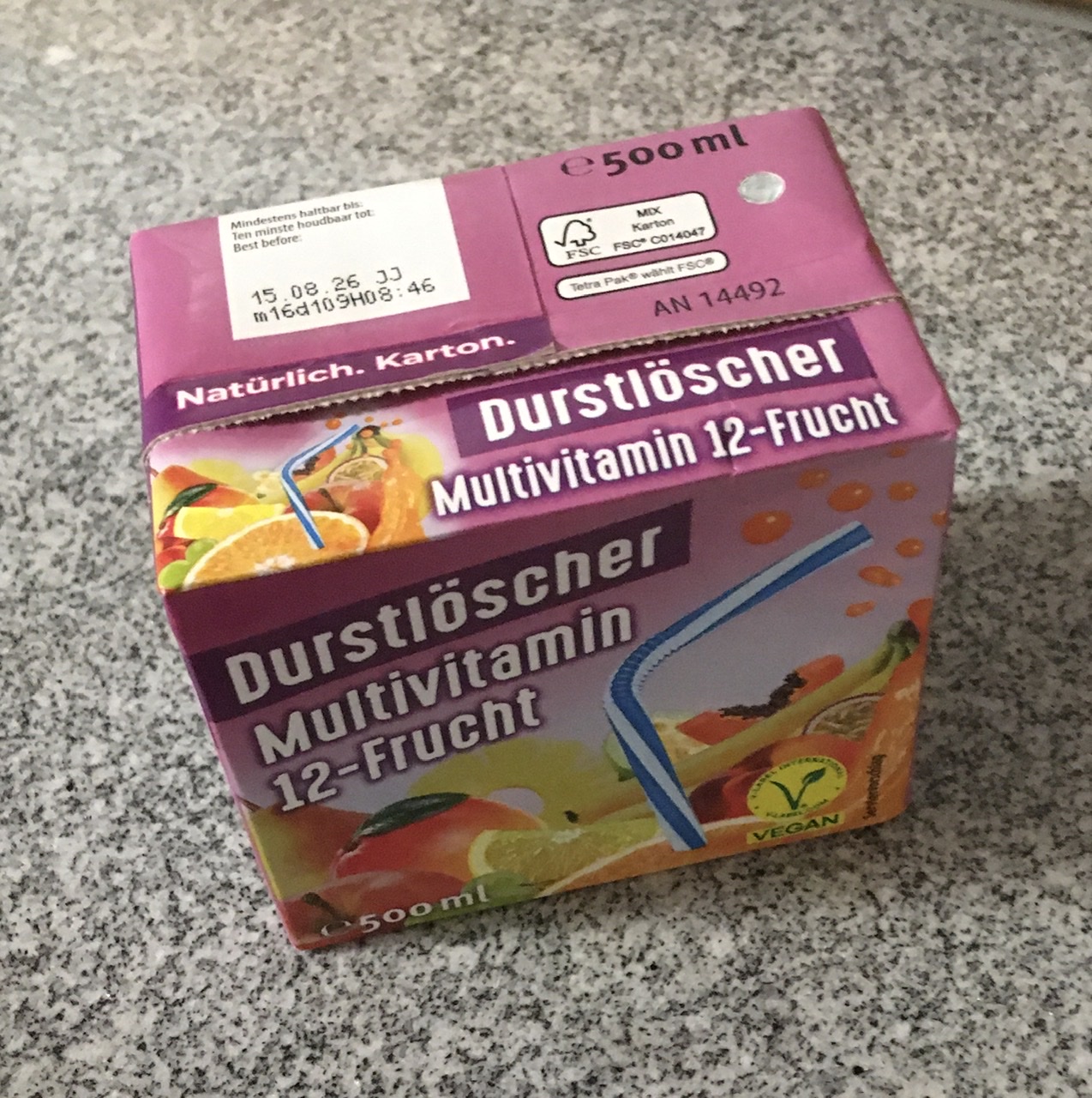 Durstlöscher Multivitamin 12-Frucht