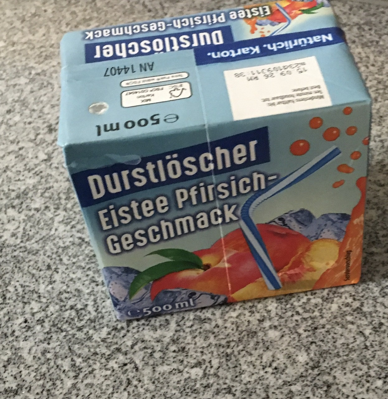 Durstlöscher Eistee Pfirsich